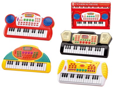 B/O ELECTRONIC KEYBOARD /RED/YELLOW/BLACK/WHITE - HP1061480
