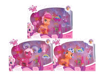 VINYL HORSE W/ACCESSORIES 3ASST - HP1061646