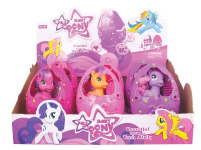 VINYL HORSE W/ACCESSORIES 3ASST 6PCS DISPLAY BOX - HP1061651