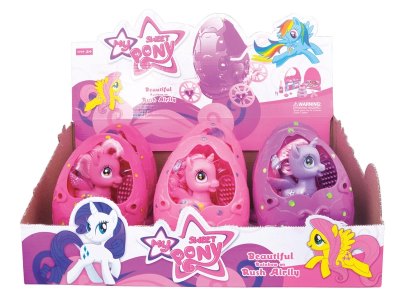 VINYL HORSE W/ACCESSORIES 3ASST 6PCS DISPLAY BOX - HP1061652