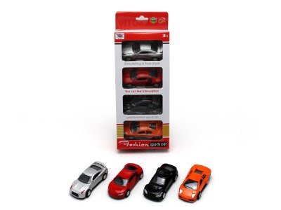 4只装1:50回力合金车 - HP1062466