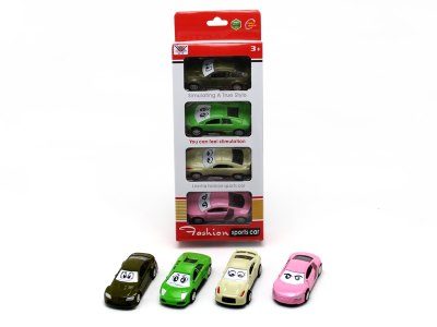 4只装1:50回力合金车 - HP1062467