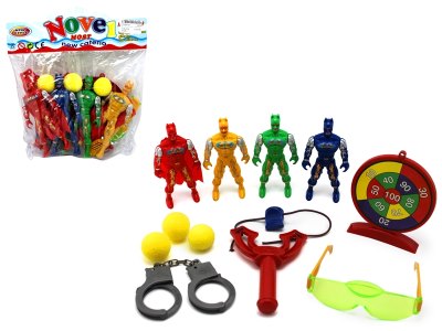 4PCS BAT-MAN W/LIGHT & ACCESSORIES - HP1062726