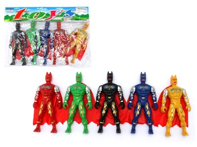 5PCS BAT-MAN W/LIGHT - HP1062733