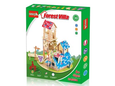 40PCS 3D WOODEN PUZZLE - HP1063233
