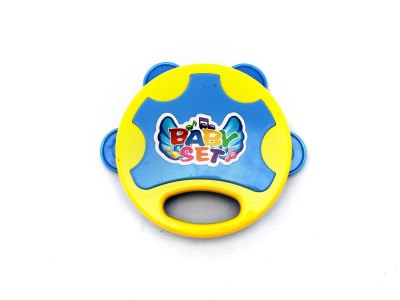 TAMBOURINE (INFANT MUSICAL INSTRUMENT) PINK/BLUE/YELLOW - HP1063247