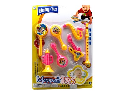 INFANT MUSICAL INSTRUMENT PINK/BLUE/YELLOW - HP1063259