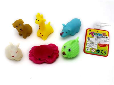 6PCS VINYL ANIMALS  - HP1063795