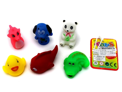 6PCS VINYL ANIMALS  - HP1063796