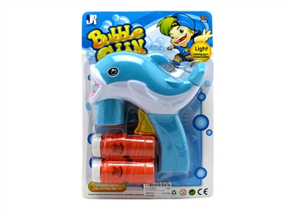 FRICTION DOLPHIN BUBBLE GUN RED/BLUE - HP1063824