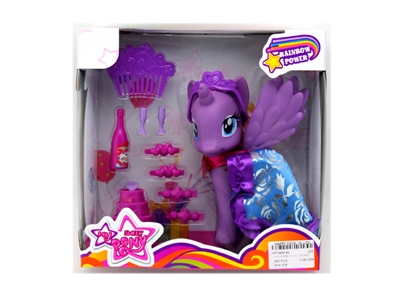 VINYL HORSE W/ACCESSORIES - HP1064140