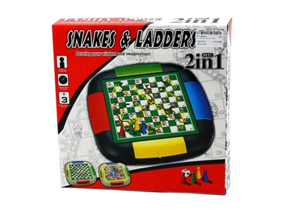 2 IN 1 SNAKES LADDERS & GOOSE GAMES NONMAGNETIC - HP1064541