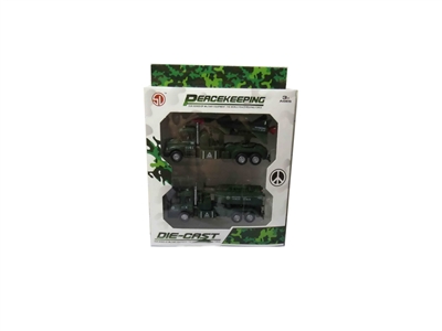 1:60灯光音乐回力合金军事模型 火箭车 2款混 - HP1065357