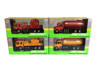 1:60回力合金模型 油罐车 12PCS 4款混 - HP1065367