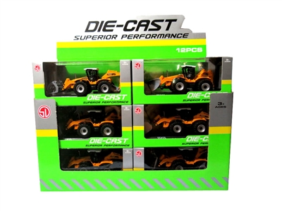 1:43回力合金模型工程车 两头忙 12PCS 6款混 - HP1065558
