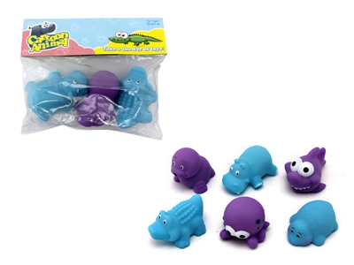 3PCS VINYL ANIMALS W/FLASH 6ASST - HP1065590