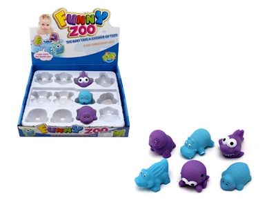 VINYL ANIMALS W/FLASH 12PCS DISPLAY BOX - HP1065593
