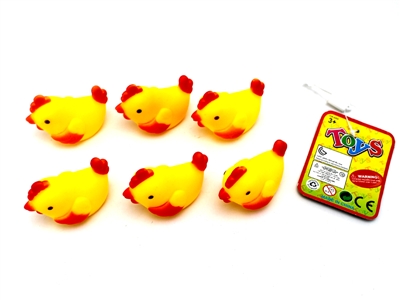VINYL COCK W/WHISTLE 6PCS - HP1066200