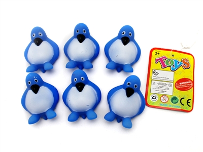VINYL PENGUIN W/WHISTLE 6PCS - HP1066203