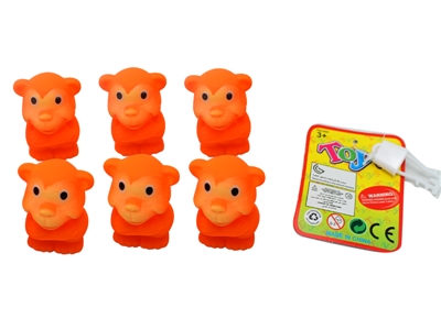 VINYL MONKEY W/WHISTLE 6PCS - HP1066205