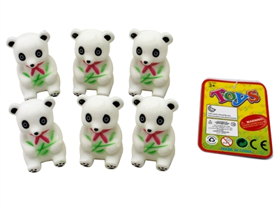 VINYL BEAR W/WHISTLE 6PCS - HP1066207