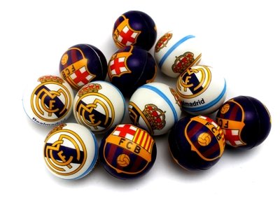 6.3”REAL MADRID BARCELONA BALL 12PCS - HP1066419
