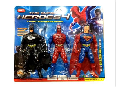SUPERMAN & SPIDERMAN & BATMAN W/LIGHT - HP1066590