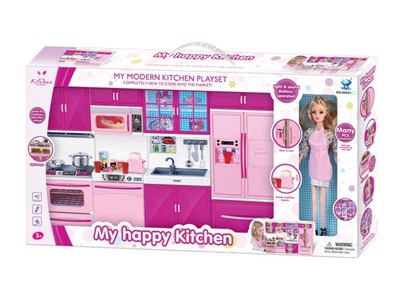 COOKING SET W/LIGHT & MUSIC 2*AAA BATTERIES - HP1066656