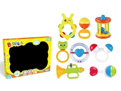 BABY RATTLE SET 8PCS - HP1066837