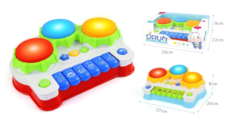 2 IN 1 PIANO & DRUM W/MUSIC - HP1066876