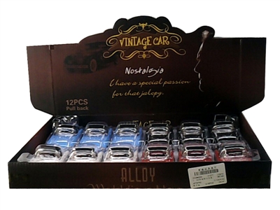 1:32合金回力车 12PCS - HP1066916