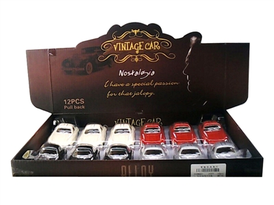 1:32合金回力车 12PCS - HP1066917
