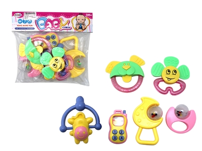 BABY RATTLE 6PCS - HP1067052