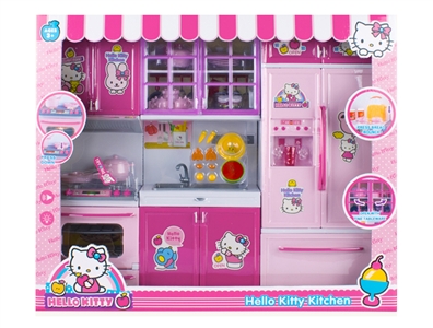 Kity猫厨房套装装带声音灯光，包电 - HP1068798
