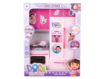 朵拉时尚厨房套装带声音灯光，包电两款混装 - HP1068803
