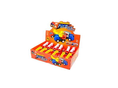 回力消防车带灯光IC 2款混 12PCS - HP1068949