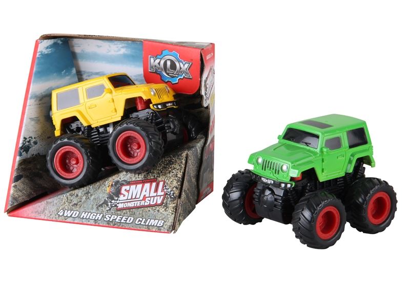 FRICTION 4WD CAR YELLOW/GREEN - HP1069075