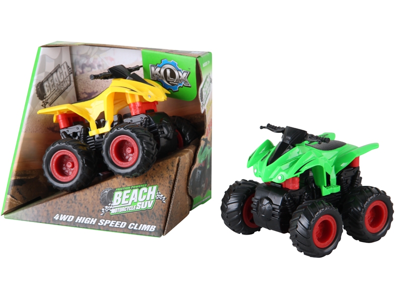 FRICTION 4WD MOTORCYCLE YELLOW/GREEN - HP1069079