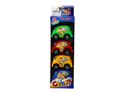 回力卡通车 4PCS - HP1069845