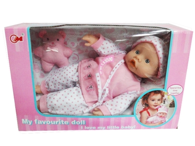 36CM COTTON BODY DOLL W/IC - HP1069944