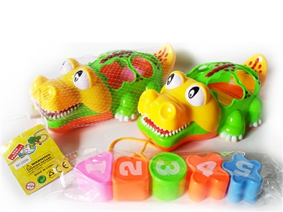 PULL CROCODILE BLOCK 6PCS - HP1070253