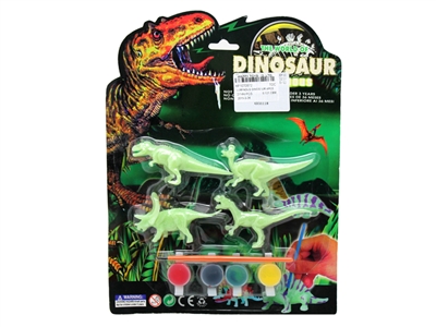 LUMINOUS DINOSAUR 4PCS - HP1070672