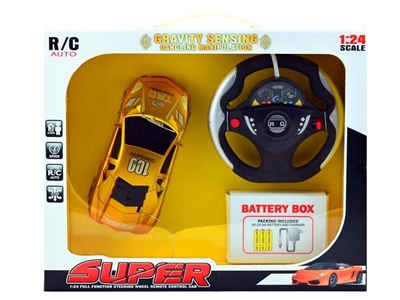 1:24 4CH RC car, Gravity sensing steering wheel (INCLUDE BATTERY) - HP1070902