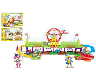 B/O TRAIN W/BUILDING BLOCK 83PCS - HP1071086