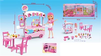 雪糕小吃车28PCS - HP1071340