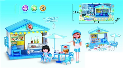 海鲜店（带灯光音乐） - HP1071359