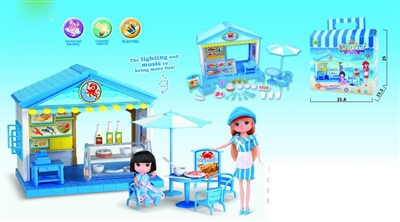 海鲜店（带灯光音乐） - HP1071373