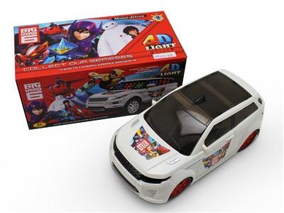 4D电动音乐超能特战队路虎车 2色混 - HP1071706