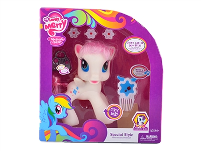 VINYL HORSE W/LIGHT & MUSIC INCLUDED BATTERY  - HP1071723