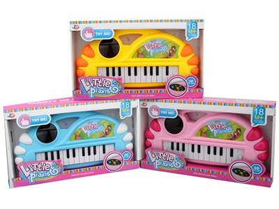 ELECTRONIC ORGAN W/3D LIGHT,PINK/BLUE/YELLOW - HP1071750